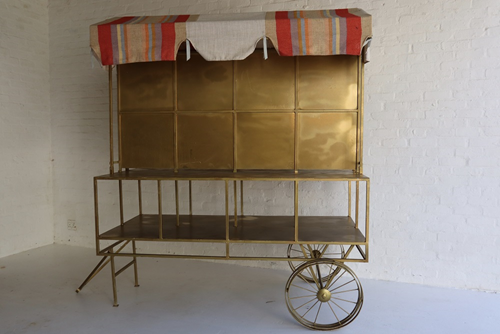 010  Gold Vintage Flower Bar